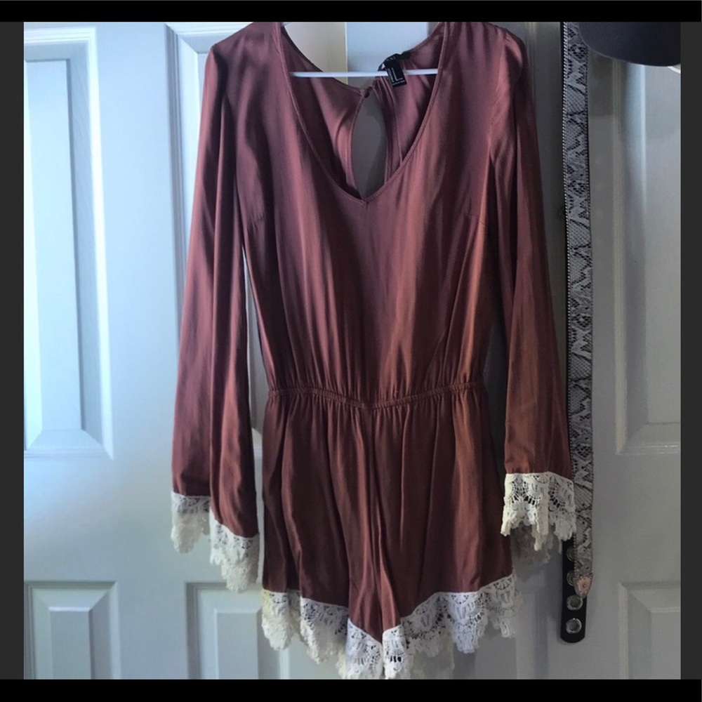 Forever 21 Romper with Lace trim